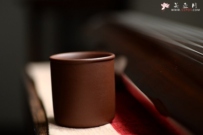 紫砂壶图片：优质纯料 素雅静气~ 斋杯  - 宜兴紫砂壶网