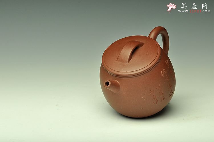 紫砂壶图片：和石装饰  全手米仓 实用精品 - 宜兴紫砂壶网