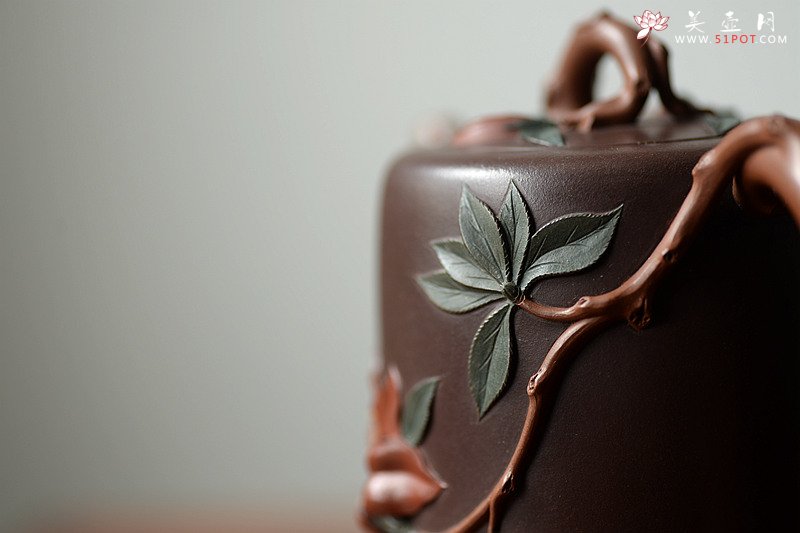 紫砂壶图片：那些花儿之月季和映山红~ 精品重器 - 宜兴紫砂壶网