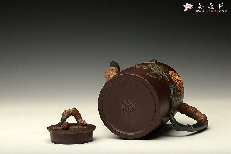 紫砂壶图片：那些花儿之月季花~ 精品重器 大美无言o(∩_∩)o  - 宜兴紫砂壶网