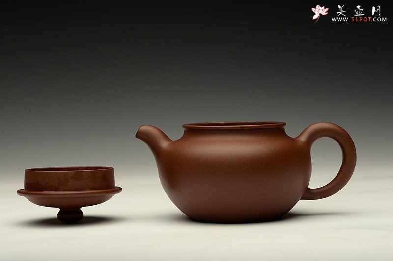 紫砂壶图片：邵春良最新作品 光素柔和 质朴大方 全手莲子 - 宜兴紫砂壶网