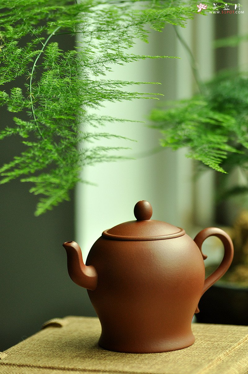 紫砂壶图片：款款深情 线条优美  夏艳美人~ 茶盘尤物o(∩_∩)o  - 宜兴紫砂壶网