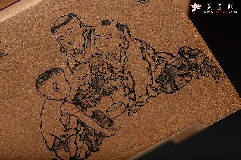 紫砂壶图片：精品老段 古韵十足 挺拔刚劲 全手镶片 中正壶 - 宜兴紫砂壶网