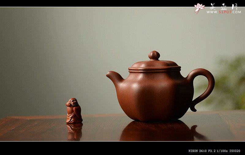 紫砂壶图片：许学军老师新品 气度不凡 全手六角莲子 - 宜兴紫砂壶网