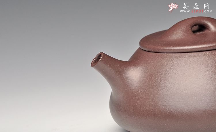 紫砂壶图片：型正 中气十足 全手满瓢 - 宜兴紫砂壶网