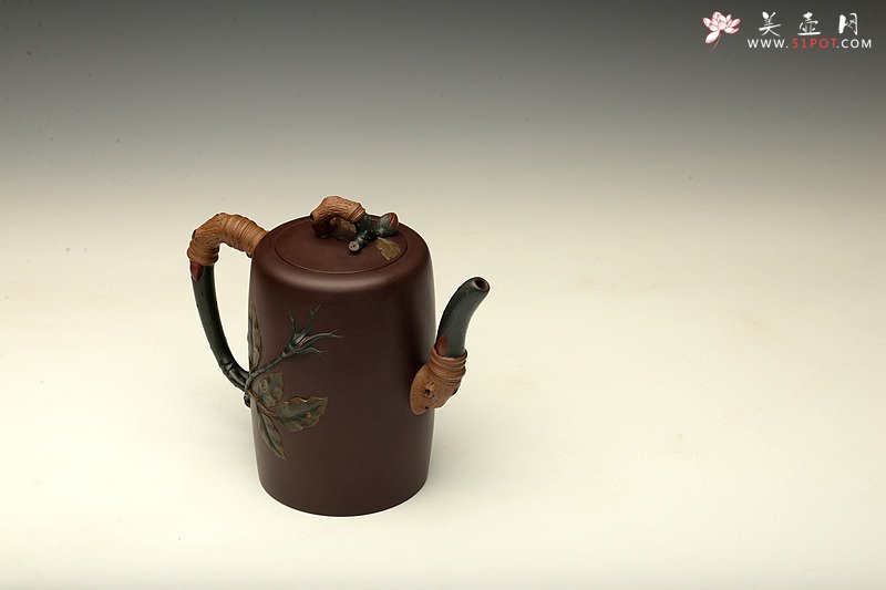 紫砂壶图片：那些花儿之月季花~ 精品重器 大美无言o(∩_∩)o  - 宜兴紫砂壶网