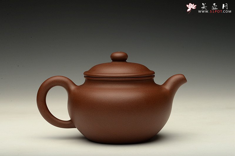 紫砂壶图片：邵春良最新作品 光素柔和 质朴大方 全手莲子 - 宜兴紫砂壶网