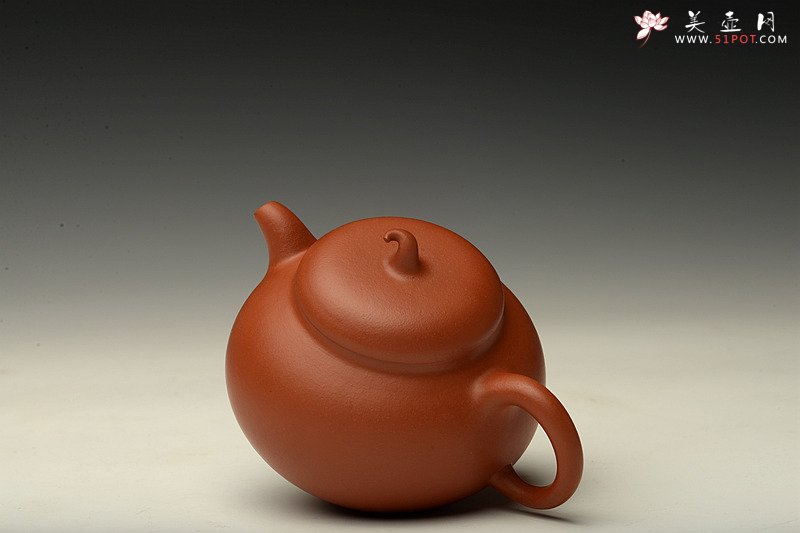 紫砂壶图片：娇艳迷人 饱满可人 ~ 全手朱泥茄段 - 宜兴紫砂壶网