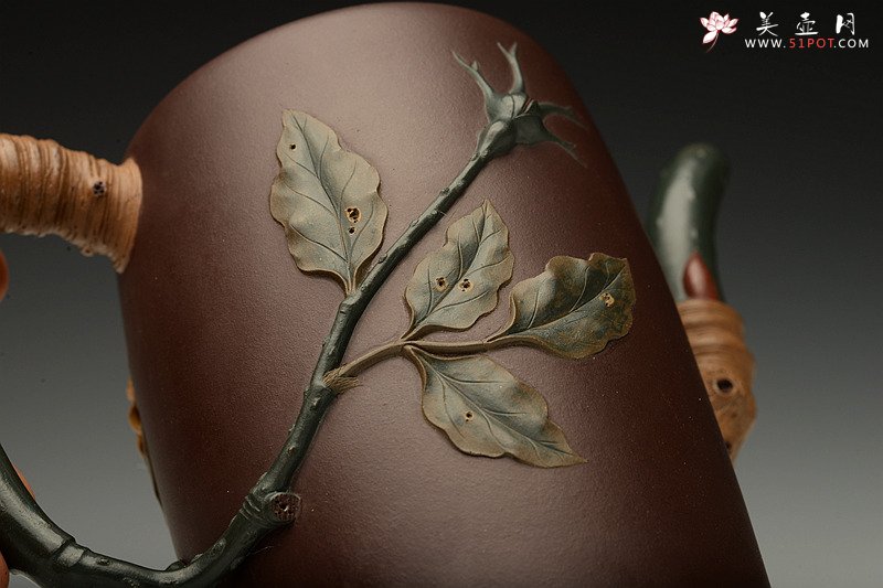 紫砂壶图片：那些花儿之月季花~ 精品重器 大美无言o(∩_∩)o  - 宜兴紫砂壶网