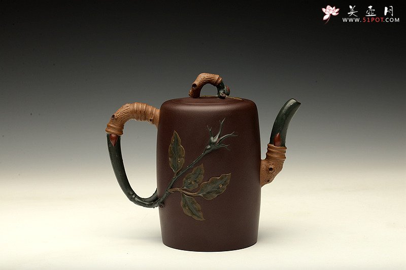 紫砂壶图片：那些花儿之月季花~ 精品重器 大美无言o(∩_∩)o  - 宜兴紫砂壶网