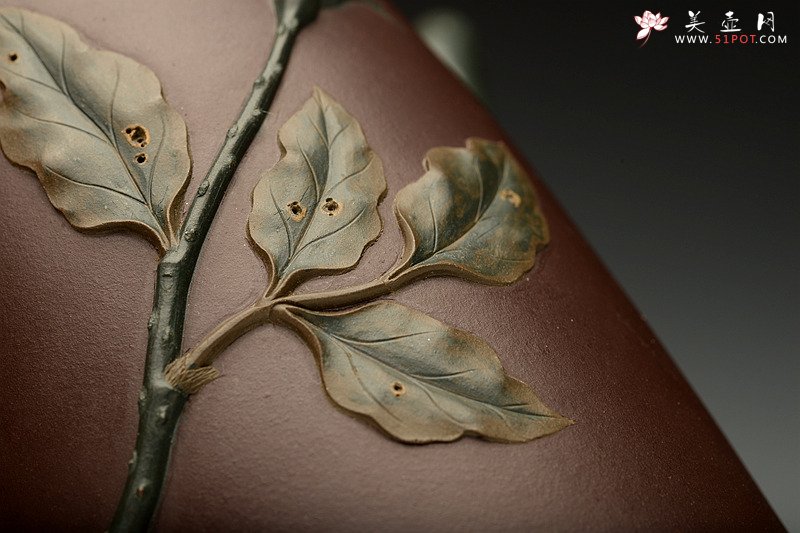 紫砂壶图片：那些花儿之月季花~ 精品重器 大美无言o(∩_∩)o  - 宜兴紫砂壶网