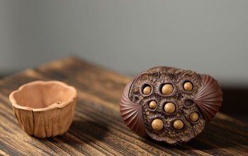 紫砂壶图片：美壶特惠 文雅茶宠 全手工精制  经典莲蓬 - 宜兴紫砂壶网