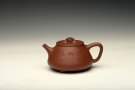 紫砂壶图片：张力十足 陆轶舟装饰 全手平盖石瓢 - 宜兴紫砂壶网
