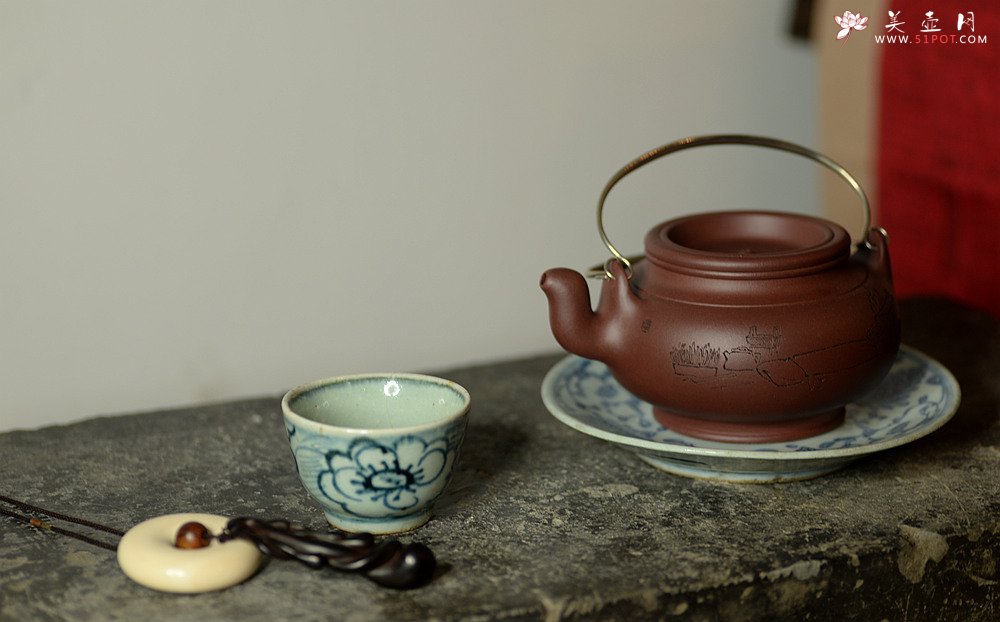 紫砂壶图片：器形稳重 全手蛋包 - 宜兴紫砂壶网