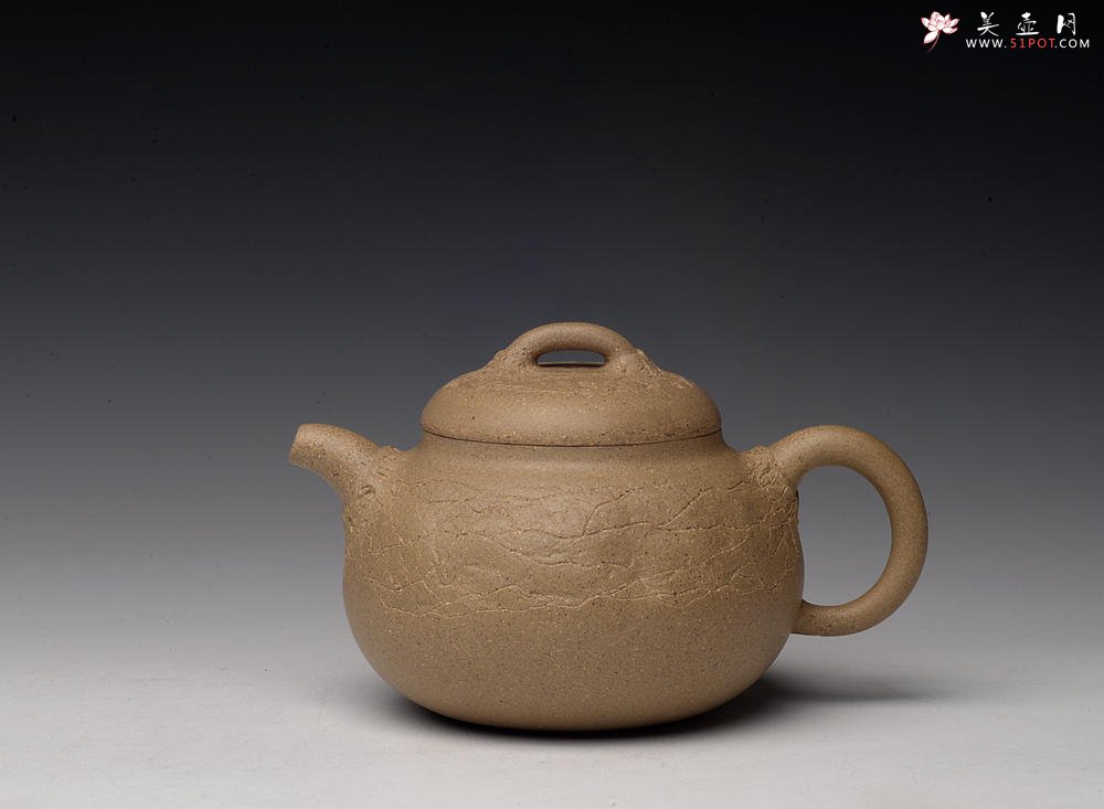 紫砂壶图片：创意小花 小巧可人 优质段泥 瓜韵 - 宜兴紫砂壶网