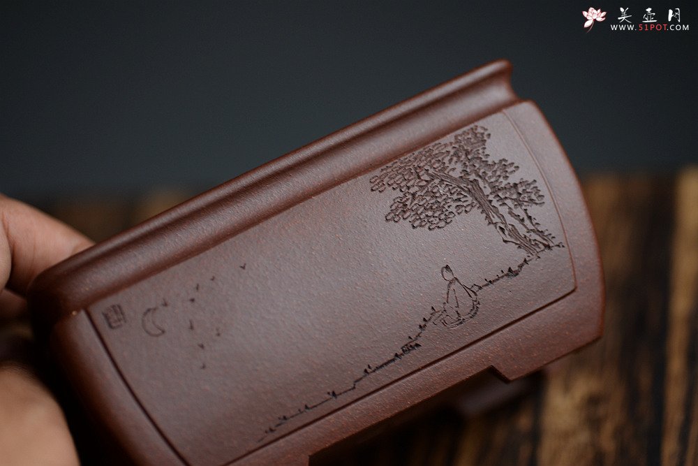 紫砂壶图片：张秋平全手制花盆 陆逸舟精心装饰 开光花盆 文房雅玩~ - 宜兴紫砂壶网