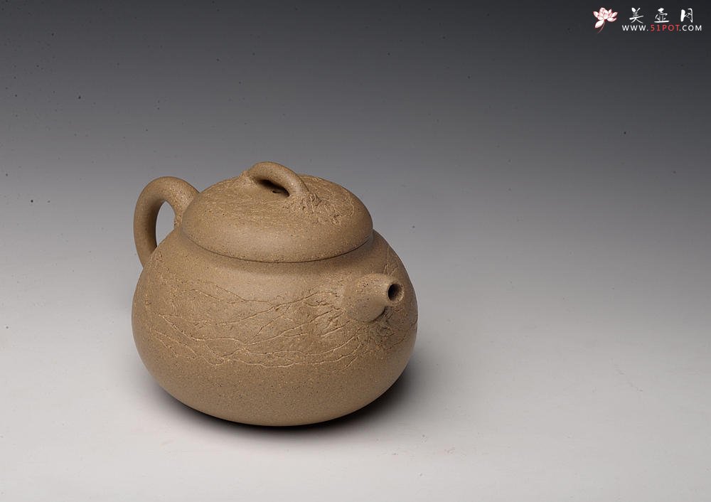 紫砂壶图片：创意小花 小巧可人 优质段泥 瓜韵 - 宜兴紫砂壶网