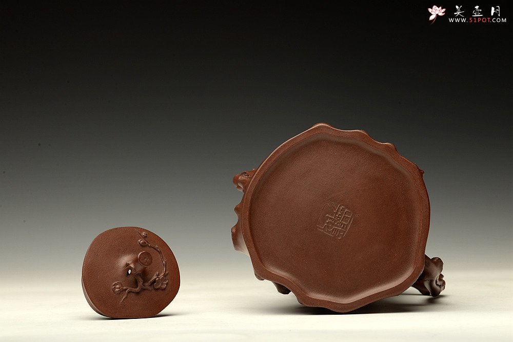 紫砂壶图片：精品重器 顾正芳甲午扛鼎巨作 梅桩套壶 诸友欣赏 - 宜兴紫砂壶网