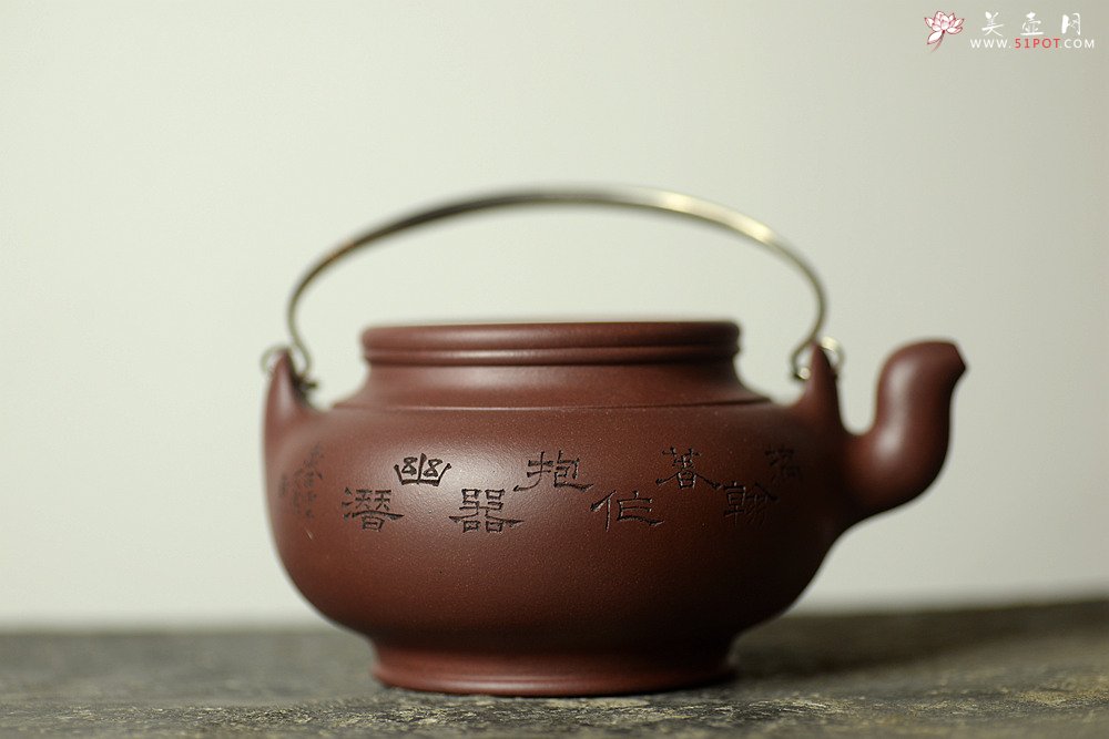 紫砂壶图片：器形稳重 全手蛋包 - 宜兴紫砂壶网