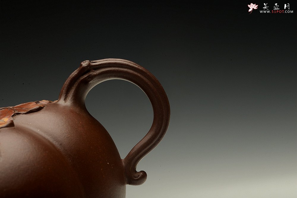 紫砂壶图片：花货奇才-顾正芳 惊艳力作 全手筋囊薄胎花货 夏日南瓜  - 宜兴紫砂壶网