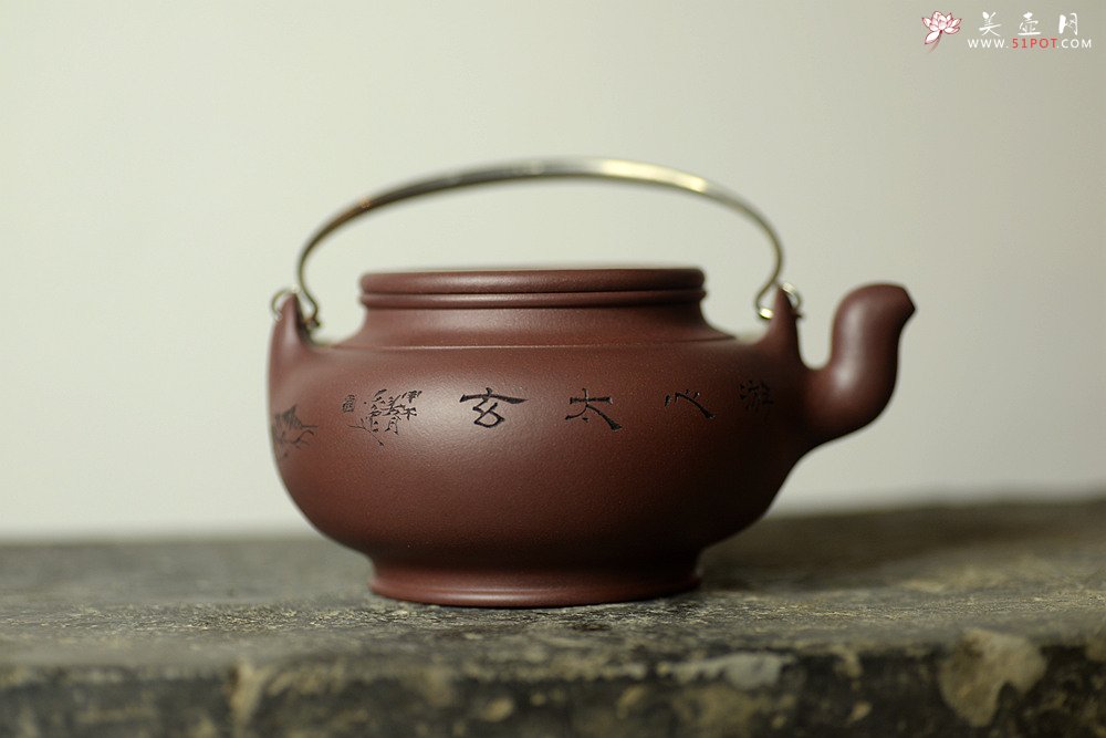 紫砂壶图片：器形稳重 全手蛋包 - 宜兴紫砂壶网