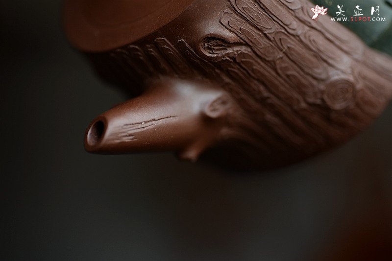 紫砂壶图片：钢流实用花货 精湛功底 全手岁寒三色三友 单志萍甲午年力作 - 宜兴紫砂壶网