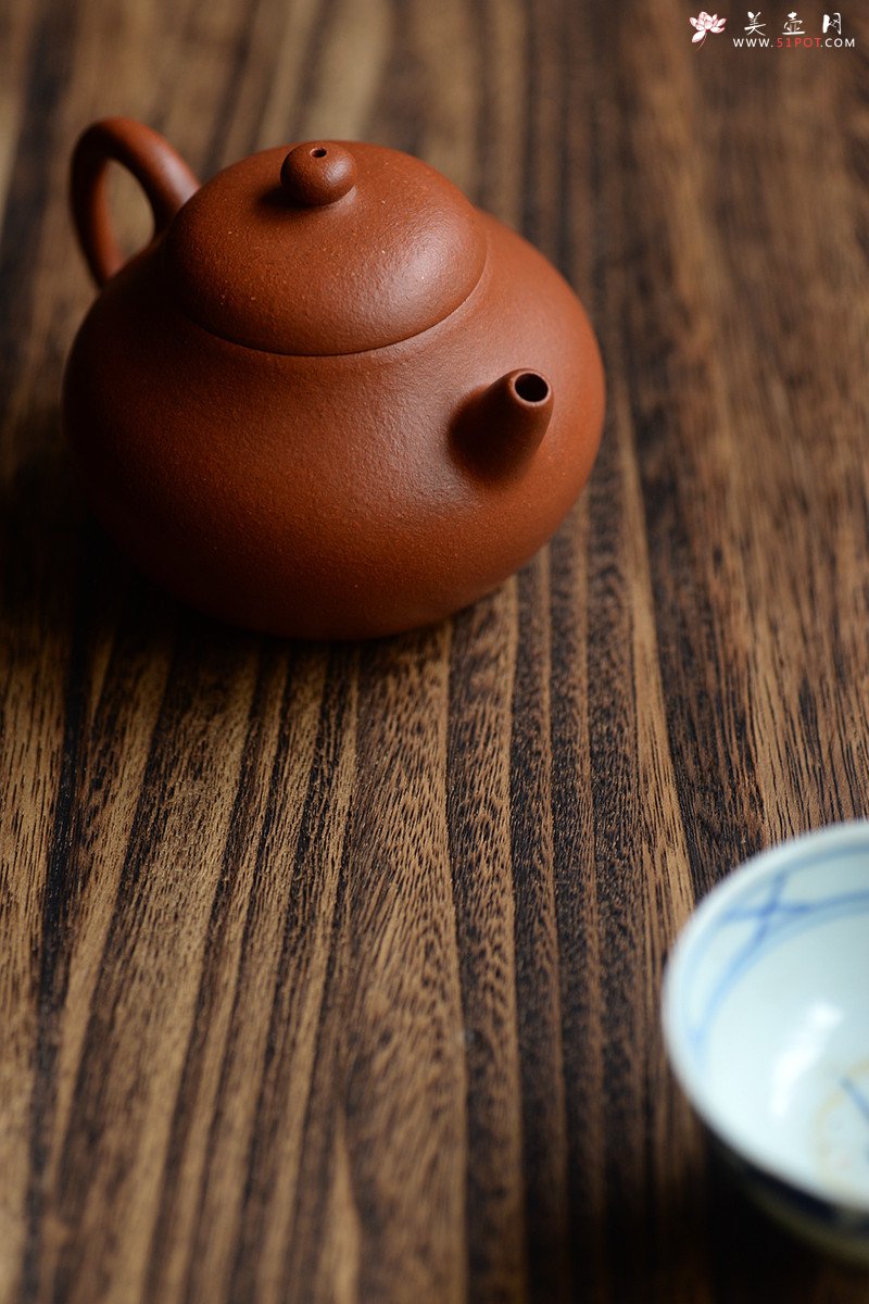 紫砂壶图片：许学军新作 壶体细腻 身型挺拔  全手玉茗 优质朱砂泥 - 宜兴紫砂壶网
