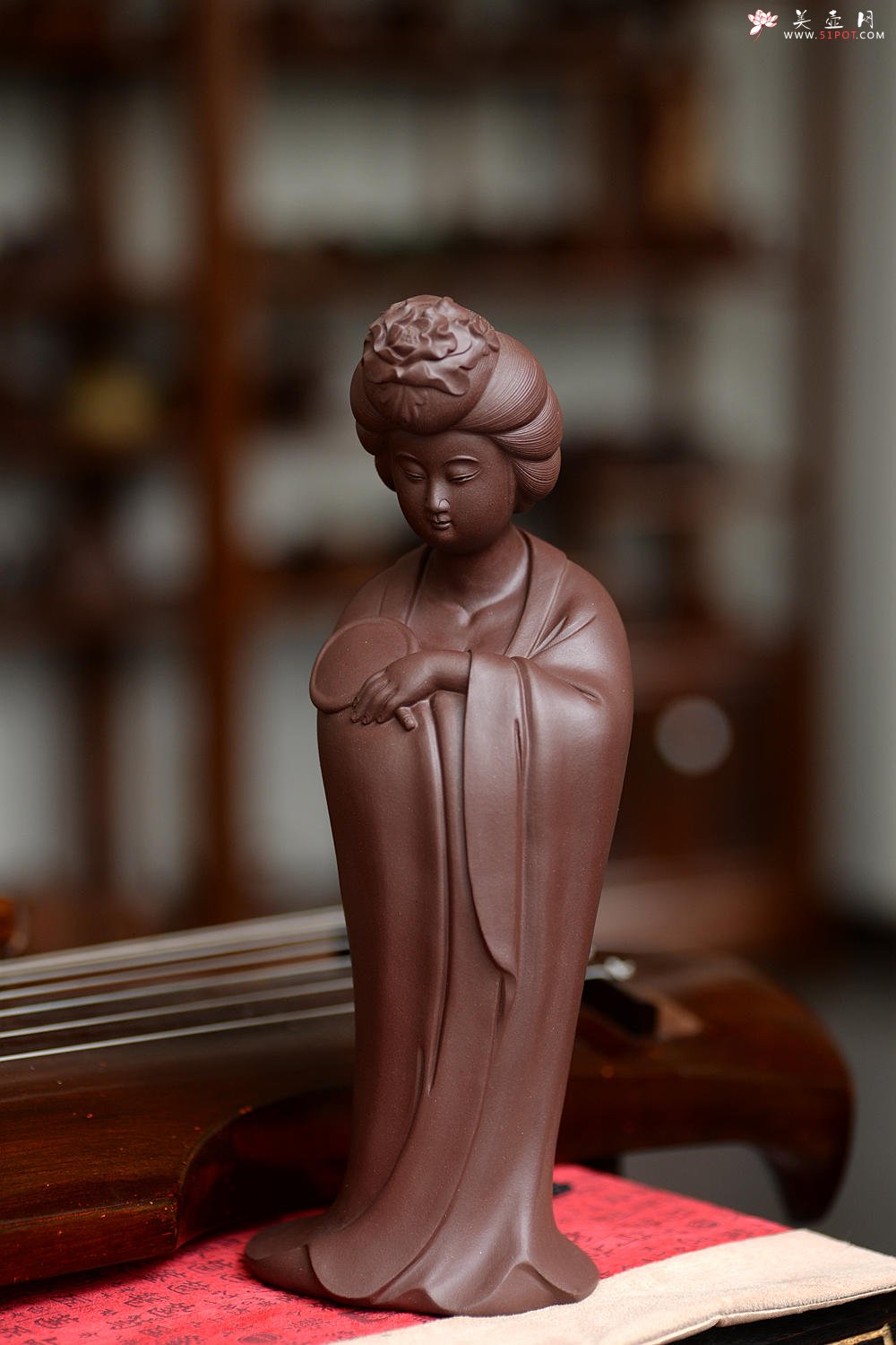 紫砂壶图片：书香美女  原矿紫泥 - 宜兴紫砂壶网