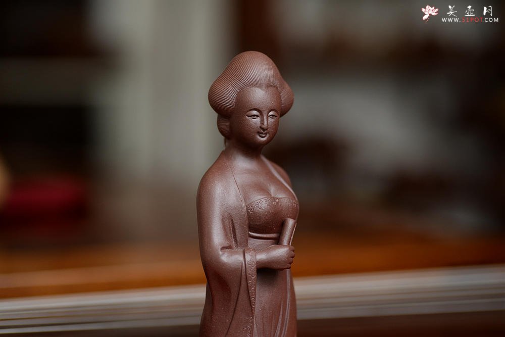 紫砂壶图片：书香美女  原矿紫泥 - 宜兴紫砂壶网