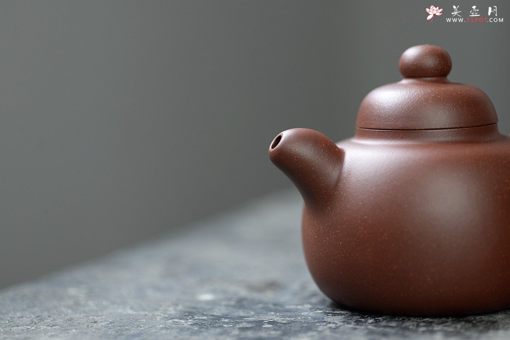 紫砂壶图片：道洪风格之全手【敦】 潜力股蒋柯作品 珠圆玉润  - 宜兴紫砂壶网