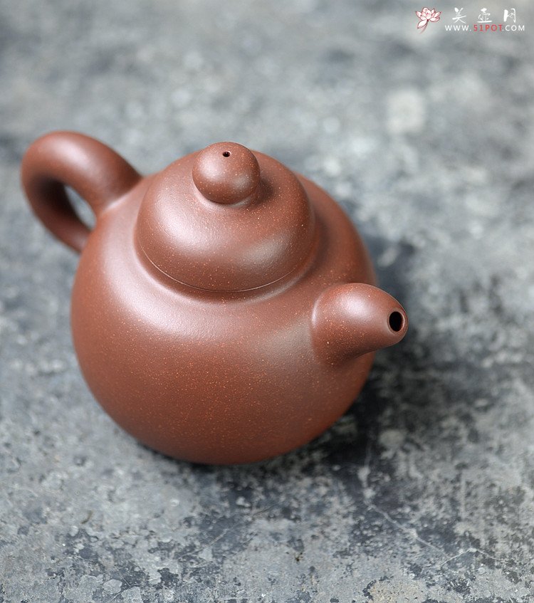 紫砂壶图片：道洪风格之全手【敦】 潜力股蒋柯作品 珠圆玉润  - 宜兴紫砂壶网