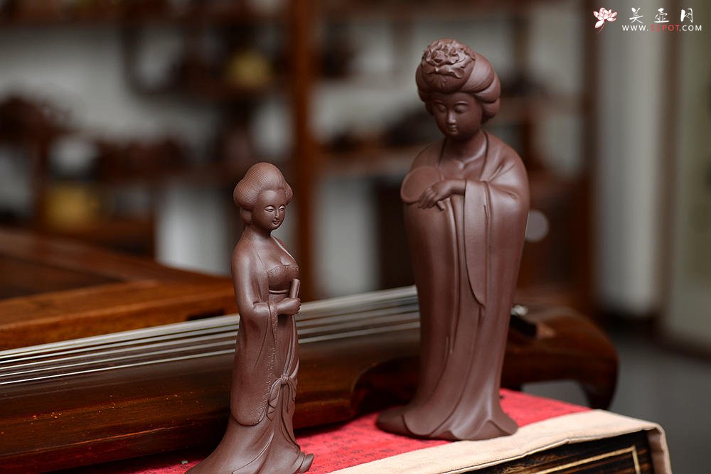 紫砂壶图片：书香美女  原矿紫泥 - 宜兴紫砂壶网