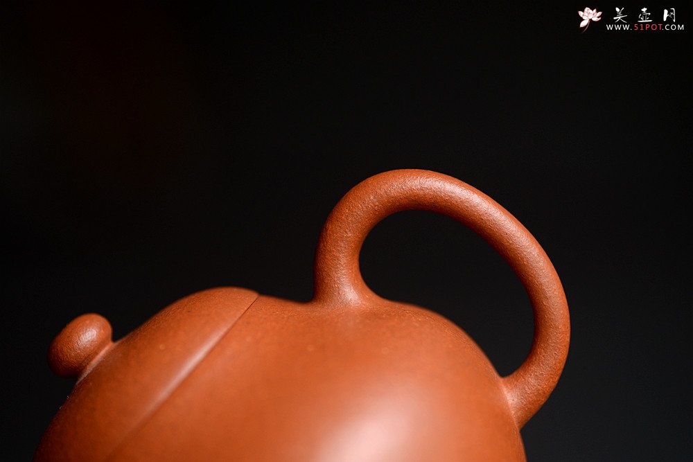 紫砂壶图片：许学军新作 壶体细腻 身型挺拔  全手玉茗 优质朱砂泥 - 宜兴紫砂壶网