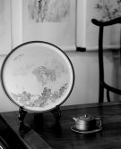 紫砂壶图片：油润降坡泥 山水清味~ 曼生井栏 - 宜兴紫砂壶网