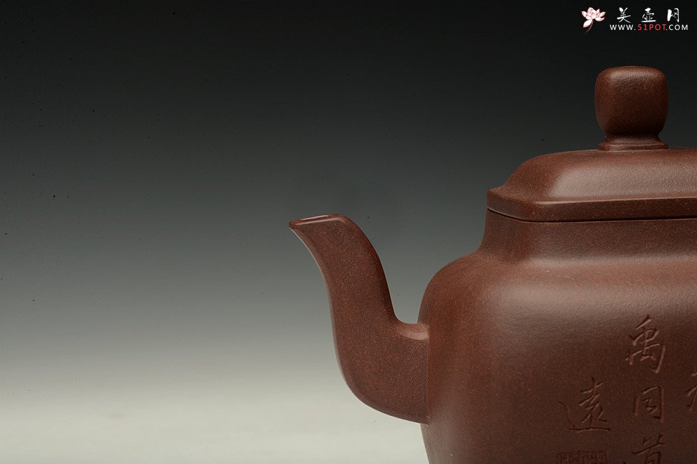 紫砂壶图片：国工许学军新作 全手镶片  鸣远四方  浑厚高俊 风骨丰雅 - 宜兴紫砂壶网