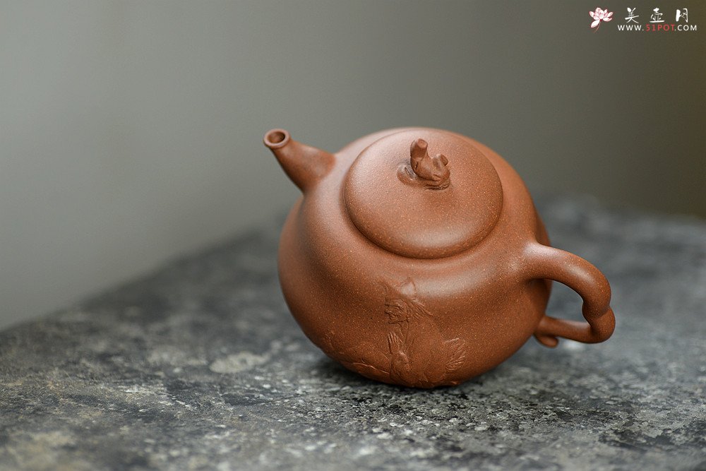 紫砂壶图片：潘小东原创 真 善 美 原矿老段泥 全手济公葫芦  - 宜兴紫砂壶网