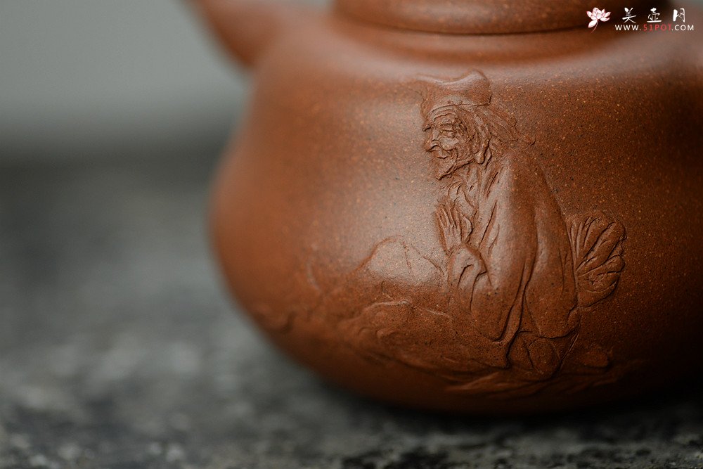 紫砂壶图片：潘小东原创 真 善 美 原矿老段泥 全手济公葫芦  - 宜兴紫砂壶网