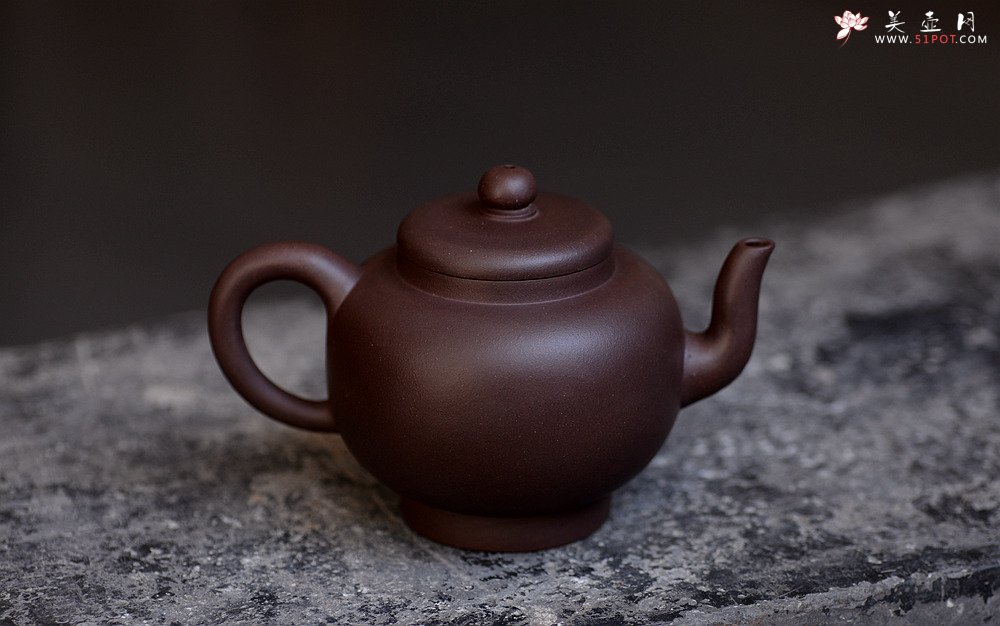 紫砂壶图片：全手宫灯 端庄大气 典雅优美 - 宜兴紫砂壶网
