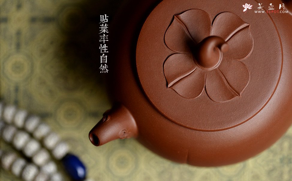 紫砂壶图片：曲峰原创作品 全手柿意 事事如意 精品花货 - 宜兴紫砂壶网