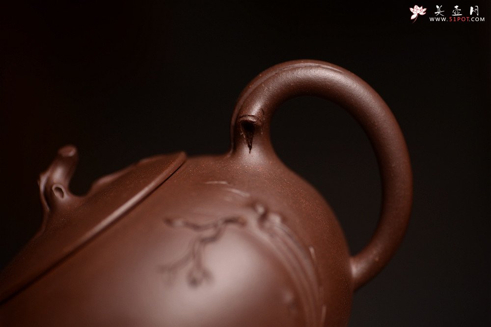 紫砂壶图片：高雪琴全手近作 构思精妙 别具清趣 寒枝 - 宜兴紫砂壶网