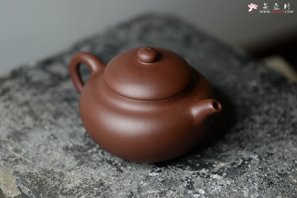 紫砂壶图片：张智耀新作 饱满敦厚 传统实用 全手圆乐 - 宜兴紫砂壶网