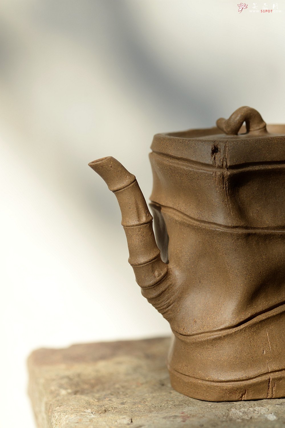 紫砂壶图片：林秀明原创作品 全手清逸二式 挺拔古朴 崇尚自然~ - 宜兴紫砂壶网