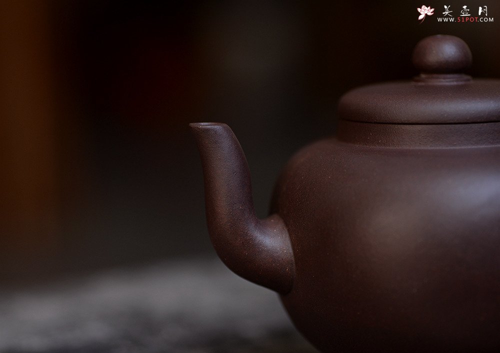 紫砂壶图片：全手宫灯 端庄大气 典雅优美 - 宜兴紫砂壶网