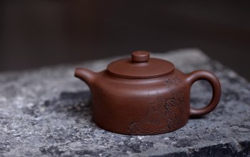 紫砂壶图片：传统实用器形  全手井栏 - 宜兴紫砂壶网