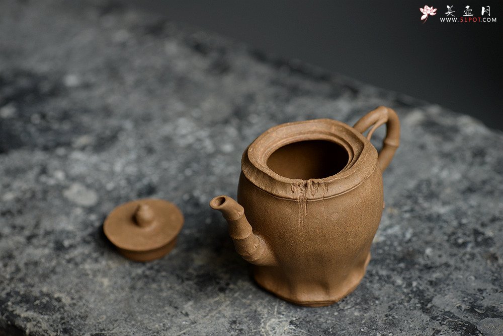 紫砂壶图片：林秀明原创作品 全手清逸 灵秀之作 古朴自然 - 宜兴紫砂壶网