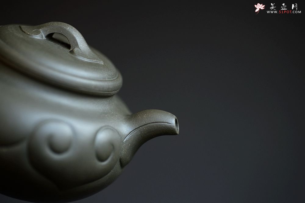 紫砂壶图片：青段仿古如意 典雅之作 雍容华贵~ 精工 - 宜兴紫砂壶网