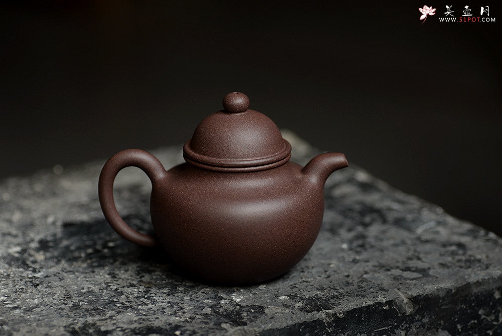 紫砂壶图片：美壶特惠 原矿紫泥 传统经典 寿珍掇球 - 宜兴紫砂壶网