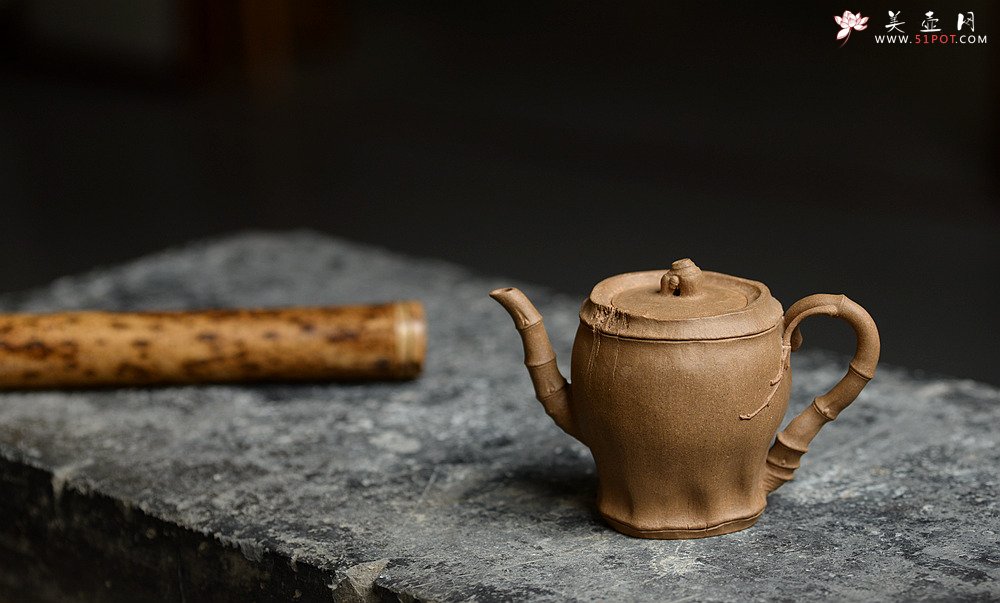 紫砂壶图片：林秀明原创作品 全手清逸 灵秀之作 古朴自然 - 宜兴紫砂壶网