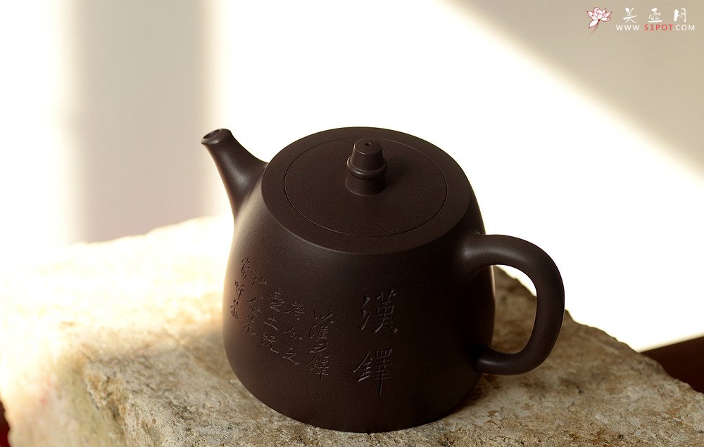 紫砂壶图片：陈进全手经典作品 刚毅有力 精品 全手汉铎 耐品 - 宜兴紫砂壶网