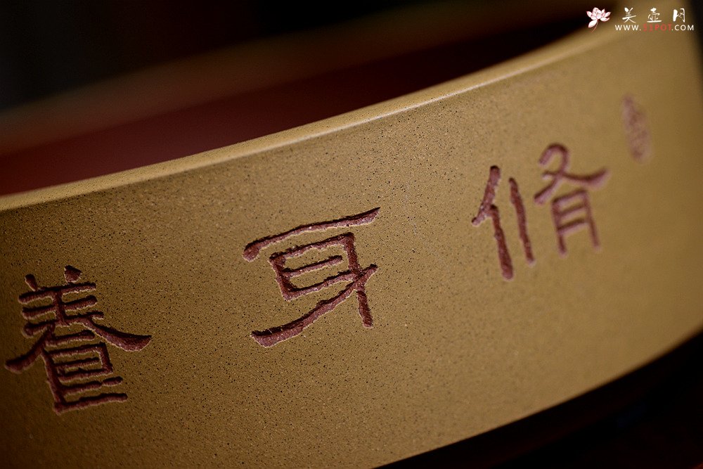 紫砂壶图片：茶舍必备 汉风水洗 书香氛围 啄砂装饰 文质相含 - 宜兴紫砂壶网